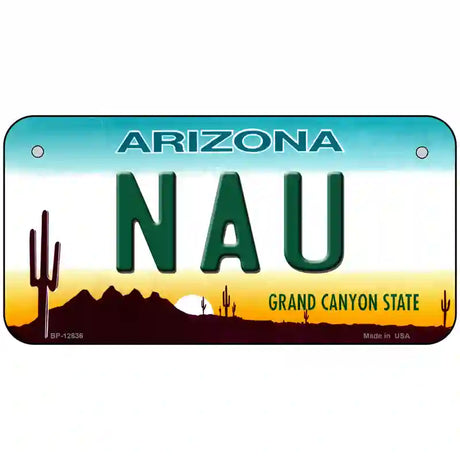 Northern Arizona Univ Novelty Metal License Plate 6" x 3" (BP)