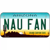 Northern Arizona Univ Fan Novelty Metal License Plate 6" x 3" (BP)