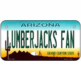 Lumberjacks Fan Novelty Metal License Plate 6" x 3" (BP)