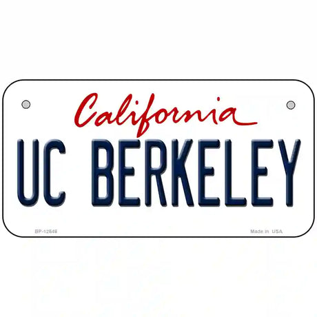 UC Berkeley Novelty Metal License Plate 6" x 3" (BP)