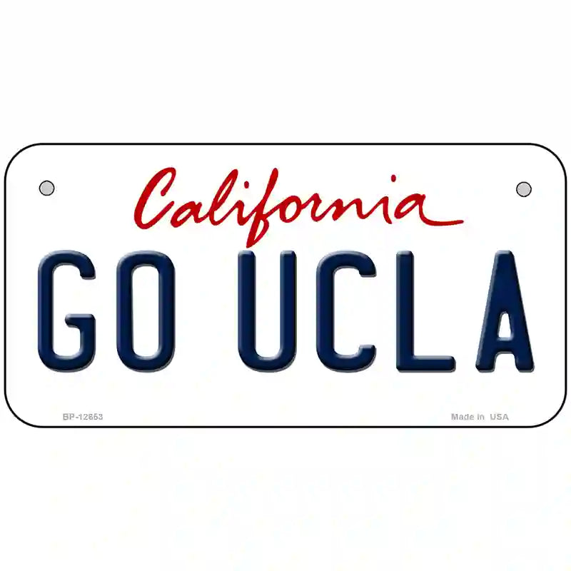 Go UCLA Novelty Metal License Plate 6" x 3" (BP)