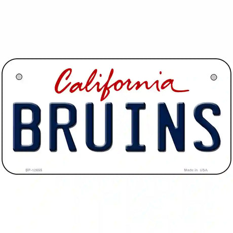 Bruins Novelty Metal License Plate 6" x 3" (BP)