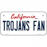 Trojans Fan Novelty Metal License Plate 6" x 3" (BP)