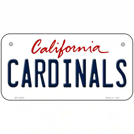 Cardinals Novelty Metal License Plate 6" x 3" (BP)