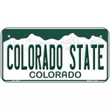 Colorado State Novelty Metal License Plate 6" x 3" (BP)