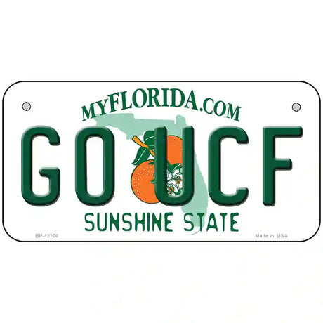 Go UCF Novelty Metal License Plate 6" x 3" (BP)