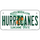 Hurricanes Novelty Metal License Plate 6" x 3" (BP)