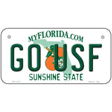 Go USF Novelty Metal License Plate 6" x 3" (BP)