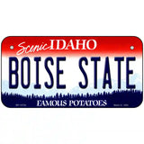 Boise State Novelty Metal License Plate 6" x 3" (BP)