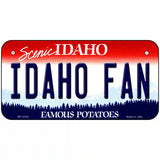 Idaho Fan Novelty Metal License Plate 6" x 3" (BP)