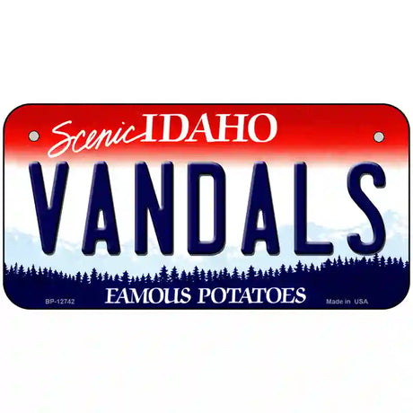 Vandals Novelty Metal License Plate 6" x 3" (BP)