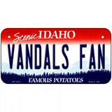 Vandals Fan Novelty Metal License Plate 6" x 3" (BP)