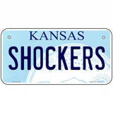 Shockers Novelty Metal License Plate Tag 6" x 3" (BP)