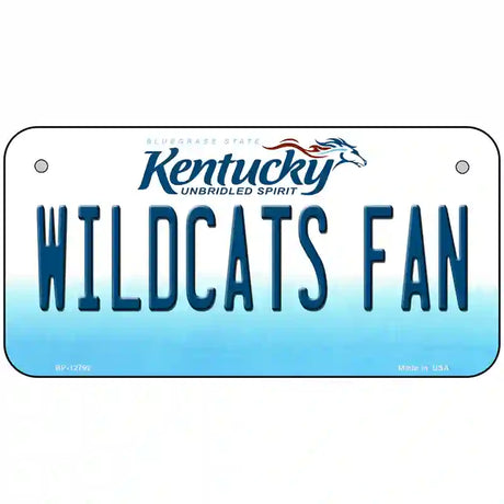 Kentucky Wildcats Fan Novelty Metal License Plate Tag 6" x 3" (BP)