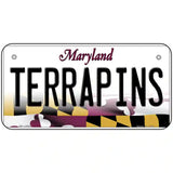 Terrapins Novelty Metal License Plate Tag 6" x 3" (BP)