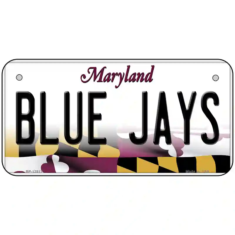 Blue Jays Novelty Metal License Plate 6" x 3" (BP)