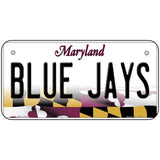 Blue Jays Novelty Metal License Plate 6" x 3" (BP)