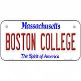 Boston College Novelty Metal License Plate 6" x 3" (BP)