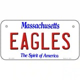 Eagles Novelty Metal License Plate 6" x 3" (BP)