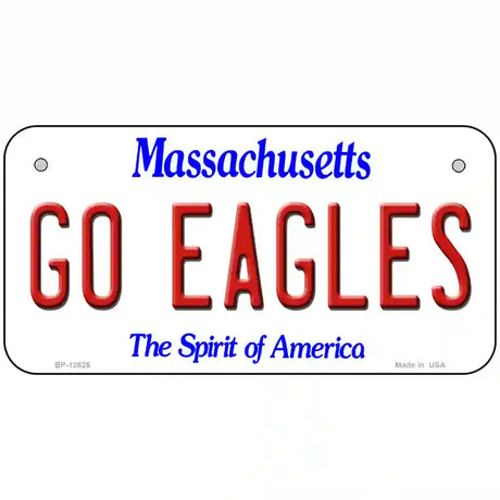 Go Eagles Novelty Metal License Plate 6" x 3" (BP)