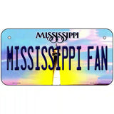 Mississippi Fan Novelty Metal License Plate 6" x 3" (BP)