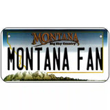 Montana Fan Novelty Metal License Plate 6" x 3" (BP)