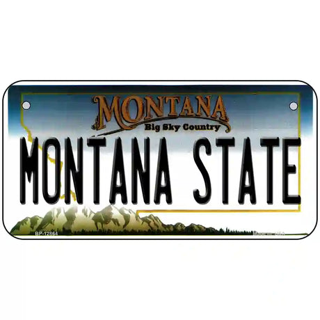 Montana State Novelty Metal License Plate 6" x 3" (BP)