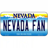 Nevada Fan Novelty Metal License Plate 6" x 3" (BP)