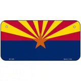 Arizona Small Star Novelty Metal License Plate 6" x 3" (BP)