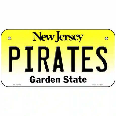 Pirates Novelty Metal License Plate 6" x 3" (BP)