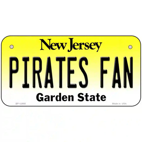 Pirates Fan Novelty Metal License Plate 6" x 3" (BP)