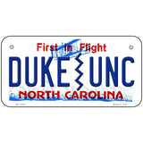 Duke | UNC Novelty Metal License Plate 6" x 3" (BP)