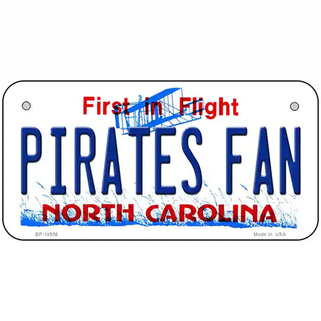 Pirates Fan Novelty Metal License Plate LP-12936 6" x 3" (BP)