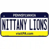 Nittany Lions Novelty Metal License Plate 6" x 3" (BP)