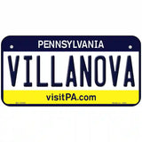 Villanova Novelty Metal License Plate 6" x 3" (BP)