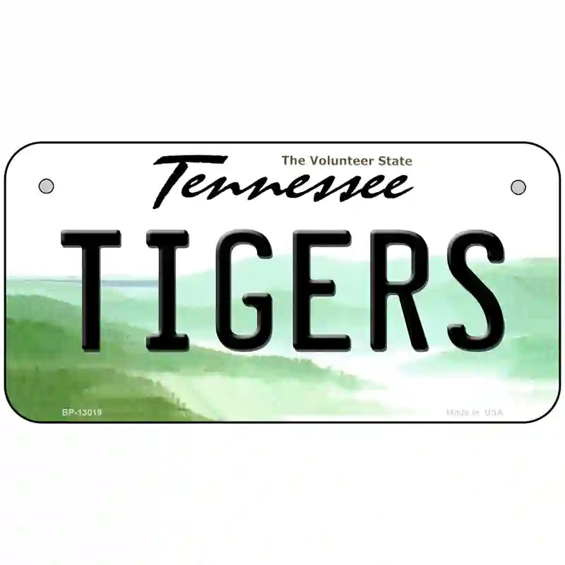 Tiger Tennessees Novelty Metal License Plate 6" x 3" (BP)