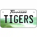 Tiger Tennessees Novelty Metal License Plate 6" x 3" (BP)