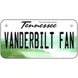 Vanderbilt Fan Novelty Metal License Plate 6" x 3" (BP)