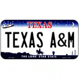 Texas A&M Novelty Metal License Plate 6" x 3" (BP)