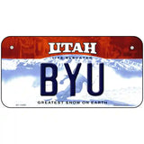 BYU Novelty Metal License Plate 6" x 3" (BP)