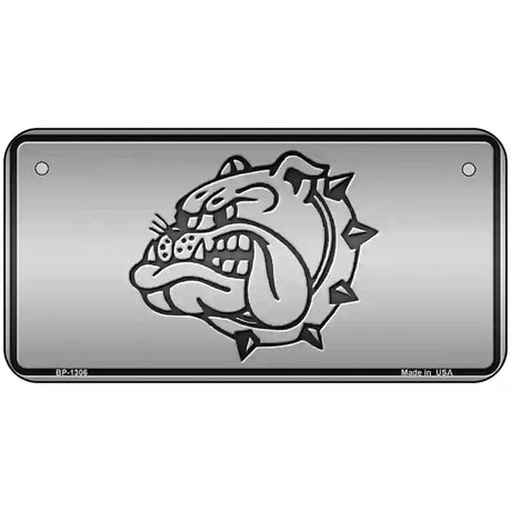 Bulldog Novelty Metal License Plate 6" x 3" (BP)