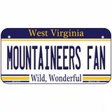 Mountaineers Fan Novelty Metal License Plate 6" x 3" (BP)