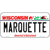 Marquette Novelty Metal License Plate 6" x 3" (BP)