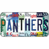 Panthers Strip Art Novelty Metal License Plate Tag 6" x 3" (BP)