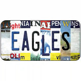 Eagles Strip Art Novelty Metal License Plate Tag 6" x 3" (BP)