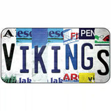 Vikings Strip Art Novelty Metal License Plate Tag 6" x 3" (BP)