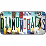 Diamondbacks Strip Art Novelty Metal License Plate Tag 6" x 3" (BP)