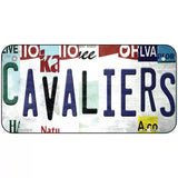 Cavaliers Strip Art Novelty Metal License Plate Tag 6" x 3" (BP)