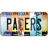 Pacers Strip Art Novelty Metal License Plate Tag 6" x 3" (BP)