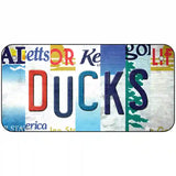 Ducks Strip Art Novelty Metal License Plate Tag 6" x 3" (BP)